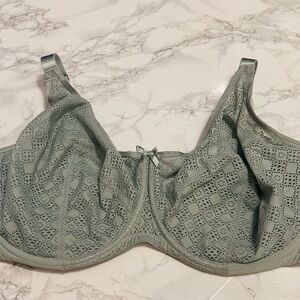 Glamorise Full Figure Lace Underwire Bra 44H